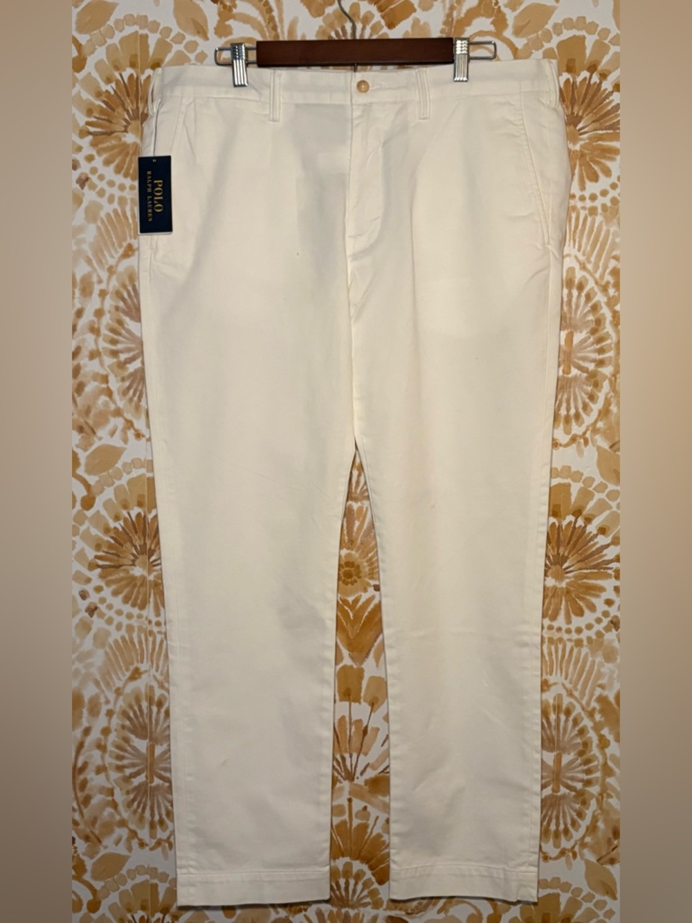 NWT Polo Ralph Lauren Cream Chino Pants | Classic Straight Fit | Neutral